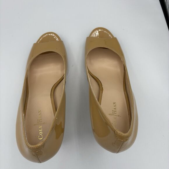 Cole Haan Heels Womens Size 7.5 B Air Lainey Peep Toe Pumps G3 - Picture 6 of 11